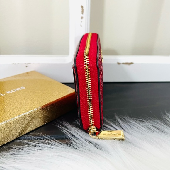 Michael Kors Jet Set Small Zip Around Card Case Wallet - Picture 4 of 14